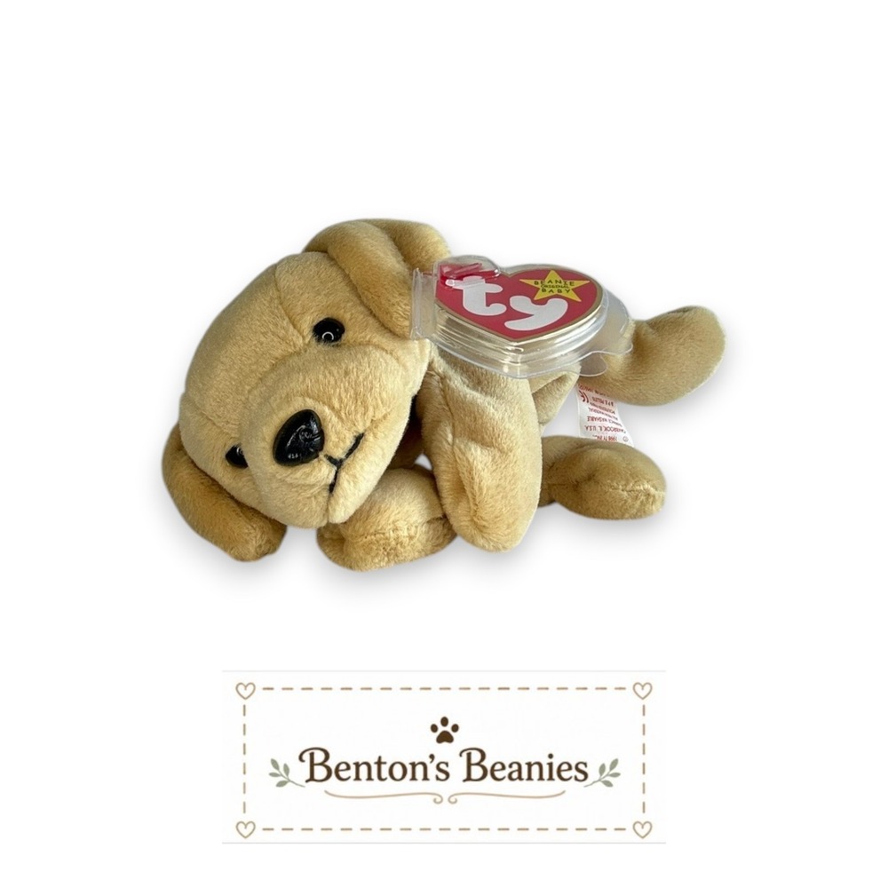 Fetch the Dog Ty Beanie Baby | Loyal Little Companion 🐶 | Mint Heart Tag ⭐